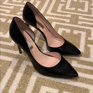 INC Black Dorsay pumps size 7